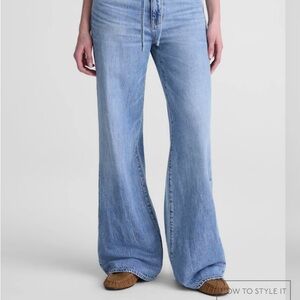 Madewell The Ultimate Wide-Leg Jean in Airy Denim